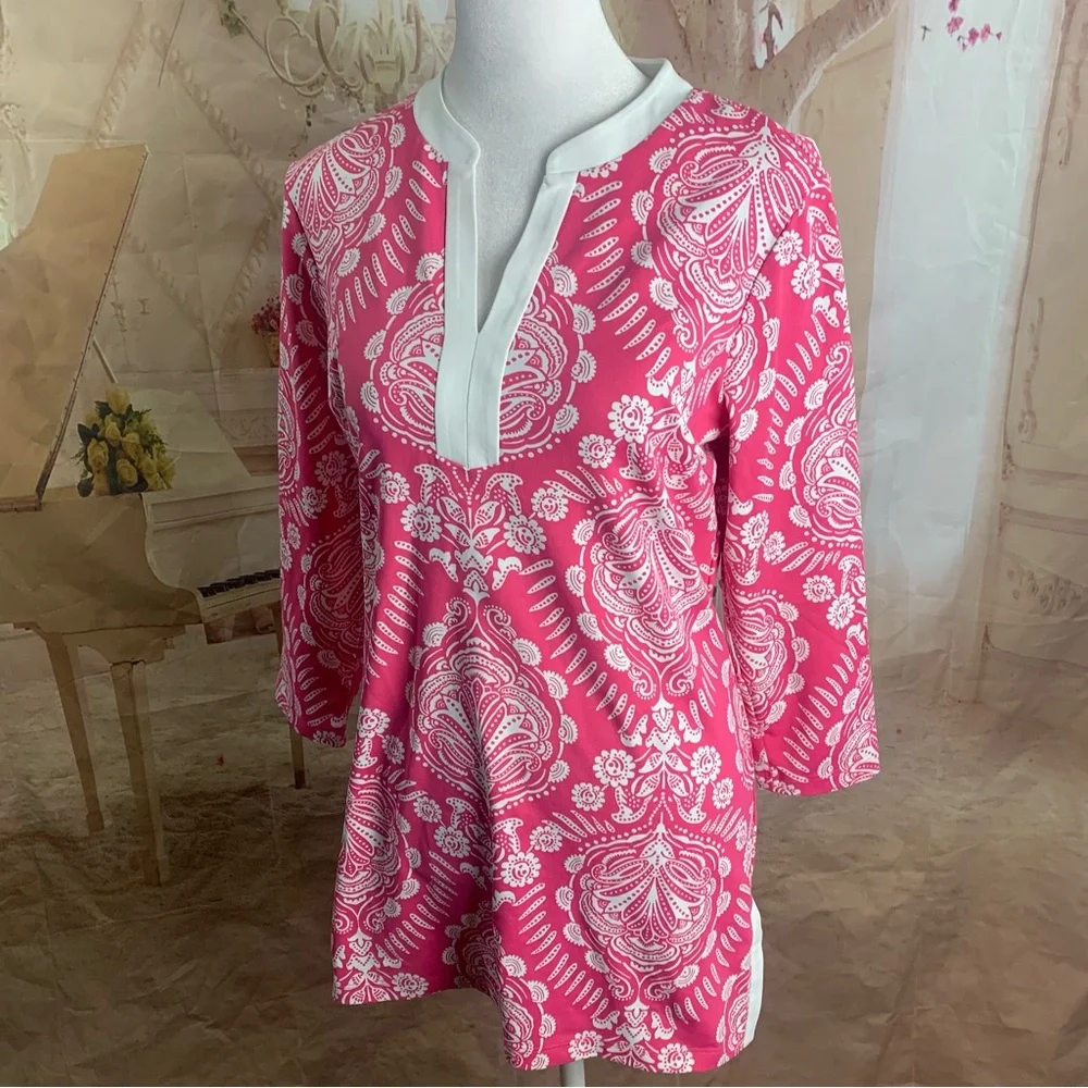 NEW Jmclaughlin boca tunic saraphine pink